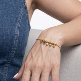 Mosaic Colorful Gold Plated Bracelet