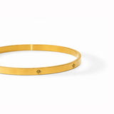 Sparkle Spot Gold Plated Bracelet