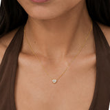 Cupid Heart Gold Plated Necklace