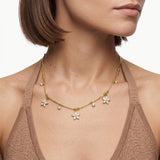 Garden Flow Gold Plated Necklace