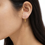 Vibe Strike Gold Plated Earrings
