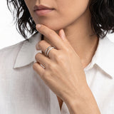 Radiant Duo Gold Plated Ring