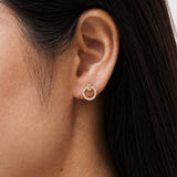 Lumière Halo Diamond Studs