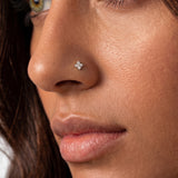 Celeste Floral Diamond Nose Pin