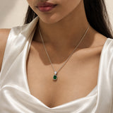 Silver Dazzle Diamond Necklace