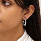 Silver Spark Earrings