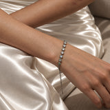 Silver Bubble Diamond Bracelet