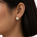 Cupid Glow Diamond Gold Plated Earrings