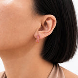 Rosé Glow Hoops