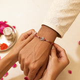 Sacred Om Silver Rakhi