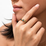 Sapphire Skyline Ring