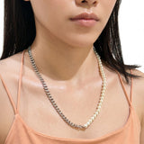 Dual Pearl Chain Necklace