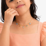 Starlight Charm Gold Plated Necklace