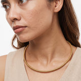 Solstice Arc Gold Plated Necklace