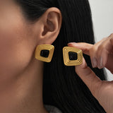 Black Frame earring