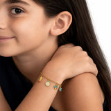 Starlight Charm Gold Plated Bracelet