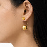 Golden Drop Gold Plated Earrings