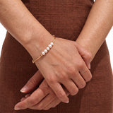 Ivory Tides Pearl Gold Plated Bracelet