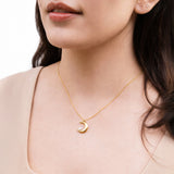 Celestial Crescent Necklace