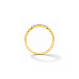 Elara Textured Band Ring