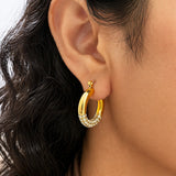 Soft Twinkle hoops