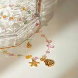 Coral Splash Necklace