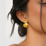 Golden Seashell Earring
