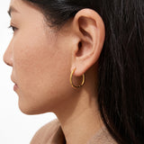 Minimalist Gold Hoop