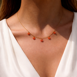 Tangerine Citrus Daisy Set