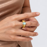 Aqua Muse Ring