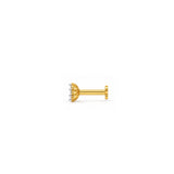 Elara Diamond Floral Nose Pin