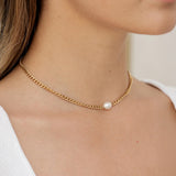 Dainty Pearl Choker Necklace