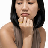 Wild Gold Plated Band Ring