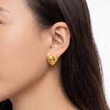 Woven Heart Earrings