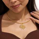 Sunny Gold Plated Necklace