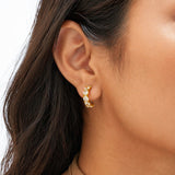 Elegant Sparkle Hoops