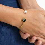 Pearl Delight Gold Plated Bracelet
