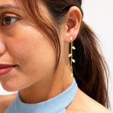 Midnight Petal Earrings