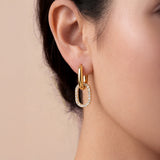 Celeste Crystal Link Earrings