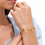 Midnight Petal Bracelet