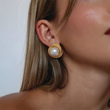Pearl Plush Earring
