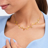Midnight Petal Necklace