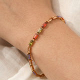 Pallette Twist Tennis Bracelet