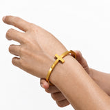 Faith Gold Plated Bracelet