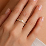Tiara Diamond Gold Plated Ring