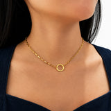 Round bar necklace