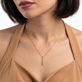 Moonbeam Grace Diamond Gold Plated Necklace