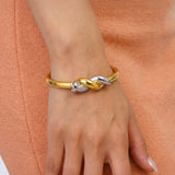 Infinity Knot Two-Tone Bracelet