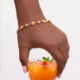 Daisy Daze Gold Plated Bracelet