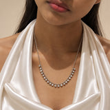 Silver Aurora Shine Necklace